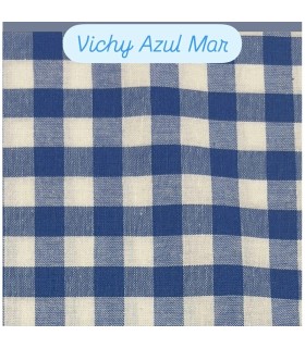 BOLSA DE NACIMIENTO VICHY AZUL