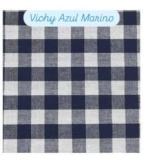 BOLSA DE NACIMIENTO VICHY AZUL