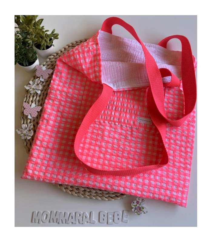TOTE BAG CALPE ROSA FLUOR