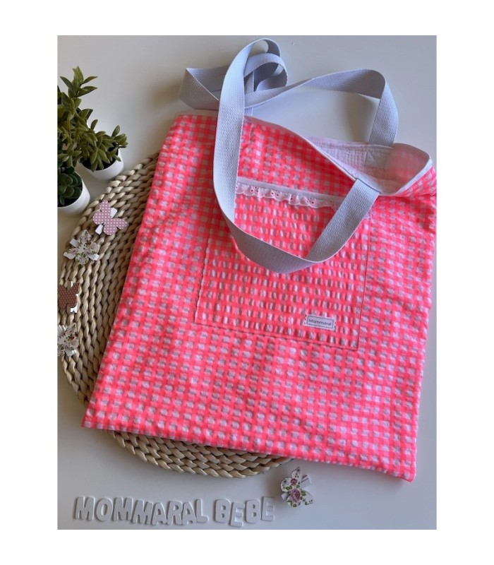 TOTE BAG BENIDORM ROSA FLÚOR