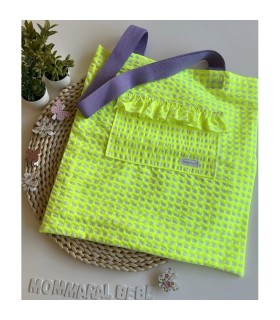 TOTE BAG BENISA VICHY FLÚOR AMARILLO