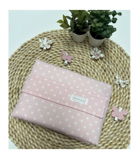 CAMBIADOR DE VIAJE ESTRELLITAS ROSA