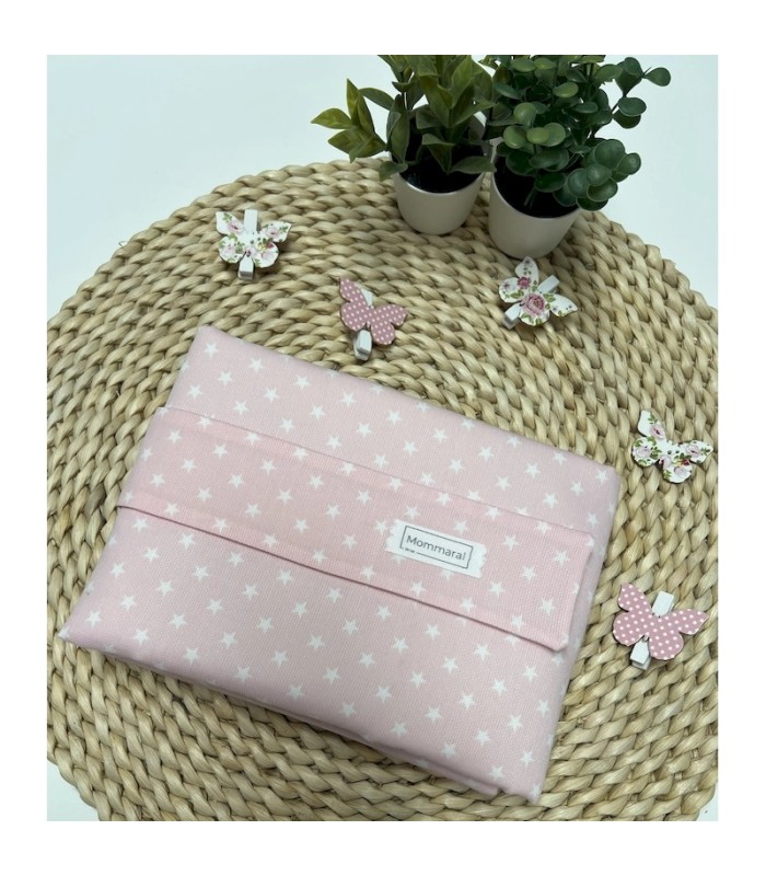 CAMBIADOR DE VIAJE ESTRELLITAS ROSA