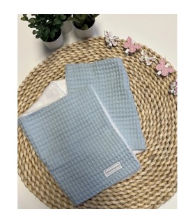 TOALLITAS MULTIUSOS WAFFLE AZUL