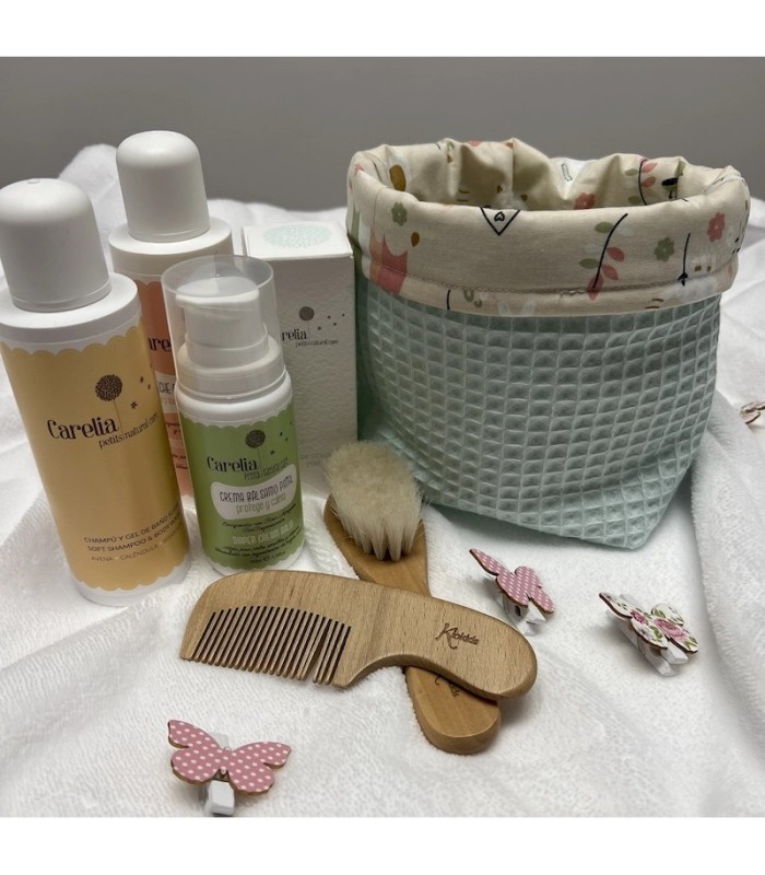 CESTA DE BAÑO GATITO