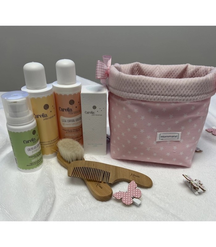 CESTA DE BAÑO NUBE ROSA
