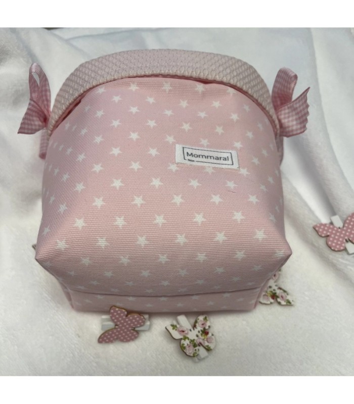 CESTA DE BAÑO NUBE ROSA