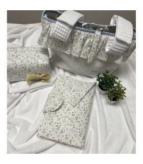 CESTA BOMBONERA, NECESER Y PORTATOALLITAS MAR