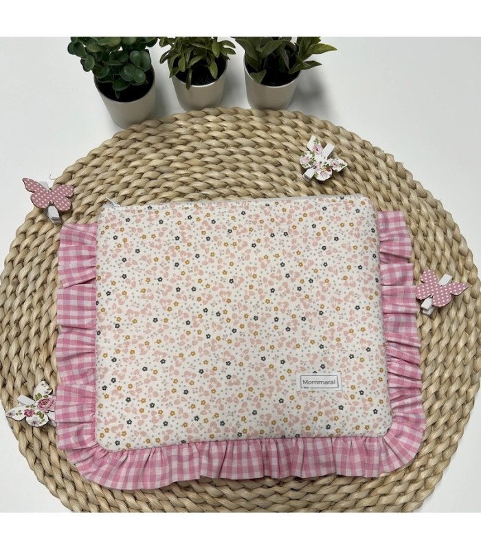 NECESER VOLANTE VICHY ROSA