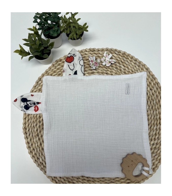DOUDOU DE APEGO BLANCO MICKEY