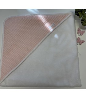 CAPA DE BAÑO ROSA WAFFLE