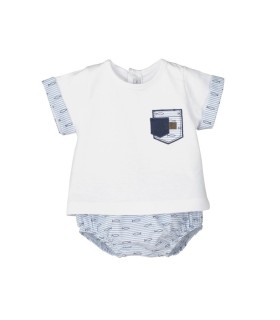 CONJUNTO BEBE NIÑO CAMISETA Y POLOLO | MOMMARAL